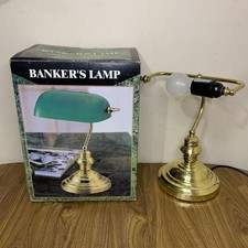 Vintage Bankers Lamp - Fully