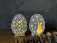 Osterei Deko beleuchtet LED