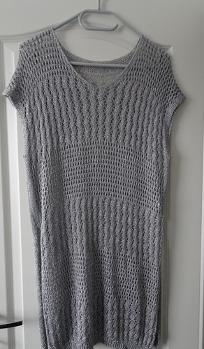 Longpulli,ärmellos,silber