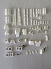 LEGO 53 Bausteine - Einzelteile Weiß