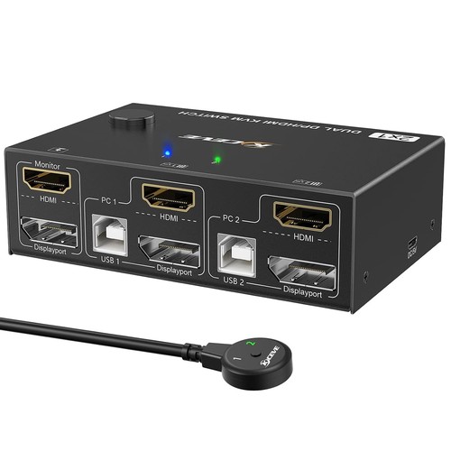 Nawen hdmi kvm switch 2 - dp,