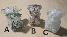 Glas Teddybär mit LED