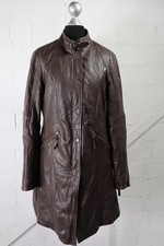 Gipsy brauner Leder-Kurzmantel