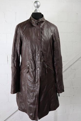 Gipsy brauner leder kurzmantel - gipsy, leder-kurzmantel