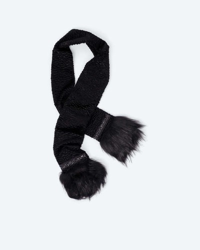 Schal schwarz 147 damen - cm,