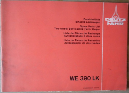 Deutz fahr einachs - deutz,
