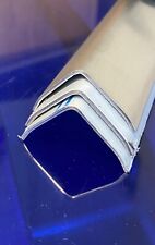 Edelstahl Kantenschutz,Eckschutzschiene,1250x40x40 mm,geschliffen,K240 Foliert