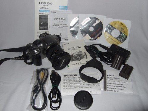 Canon eos300d mit - eos300d, objektiv