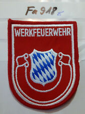 Feuerwehr Abzeichen Bayern Werk Feuerwehr rot (Fa918)