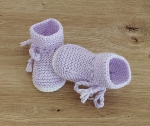 Babyschuhe gestrickt - babyschuhe,,