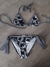 Bikini schwarz/wei Gr. S XS 34