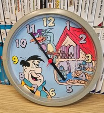The Flintstones Fred Feuerstein Wanduhr Vintage 1995 Retro Familie Feuerstein