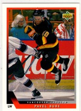 1993-94 Upper Deck Hockey Pavel Bure No. 35 Vancouver Canucks