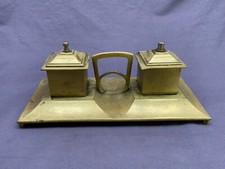 ANTIKE SCHREIBTISCHGARNITUR UM