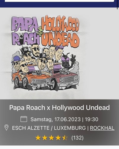 Papa roach hollywood - x, undead