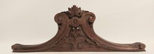 Supraporte antik Wandelement Holzschnitzerei Zierelement Aufsatz Bekrönung