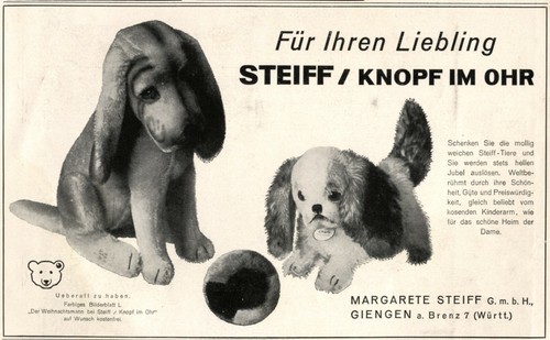 Steiff knopf ohr reklame - im,