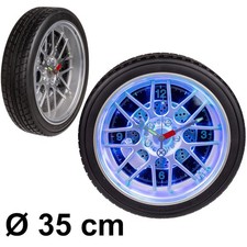 Wanduhr Uhr Reifen Auto Felge