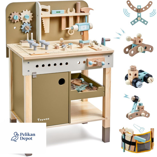 Kinder werkzeugset holz - werkzeugset,