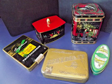 Konvolut alte Teekanne Teedosen, Tabak Zigarren Blech Dosen etc. Vintage Deko