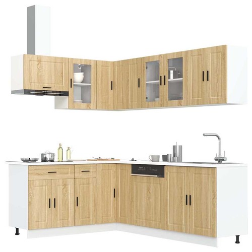 Tlg küchenschrank set - 11-tlg., küchenschrank-set