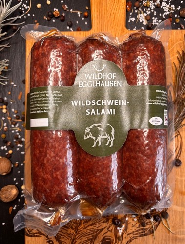 Wildschweinsalami 3er pack - wildschweinsalami,