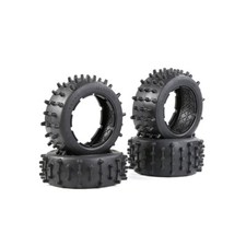 Vordere&Hinterreifen Mit Grip Beach Tire Skins Für 1/5 Hpi Rovan KM Baja 5b Ss