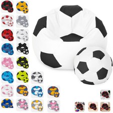 Fußball Sessel mit Füllung EPS Perlen Sitzsack  Beanbag Sitzkissen 40-120cm