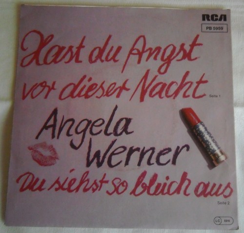 Angela werner hast angst - angela, du