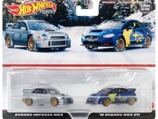 CAR CULTURE 2-Packs - Subaru Imprezze WRX - 2016 WRX STi - HOT WHEELS 1:64