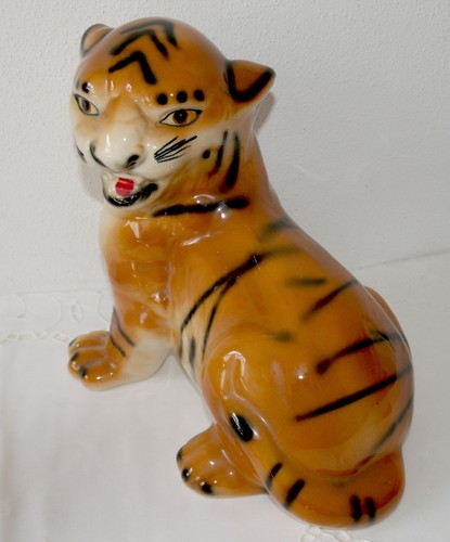 Keramik figur tiger gross - keramik,