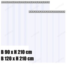 Transparent Streifen Vorhang