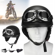 Retro Motorradhelm Sturzhelm