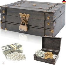 Schatztruhe Holz, Vintage