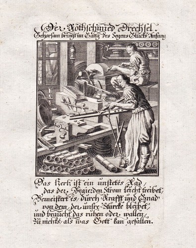 1700 drechsel dreher - drechsel, schmied
