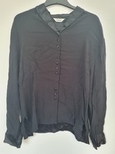 Einhorn Bluse Schwarz Gr. 44
