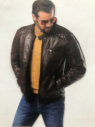 Bomber leder jacke herren - jacke, gr