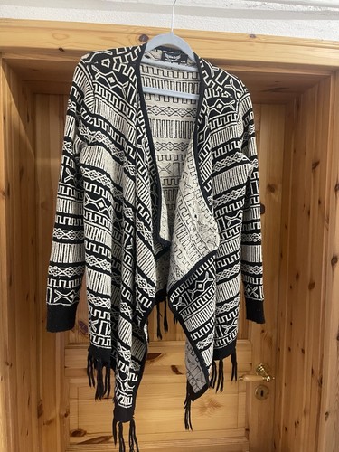 Poncho winter warm strick - strick, xl