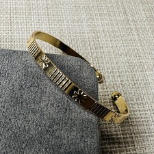 Vergoldeter armreif - vergoldeter,
