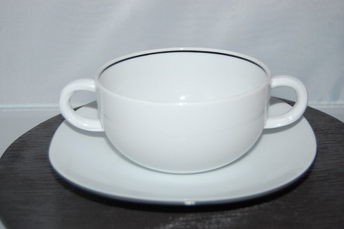 Suppentasse 2tlg tournee noir - suppentasse,
