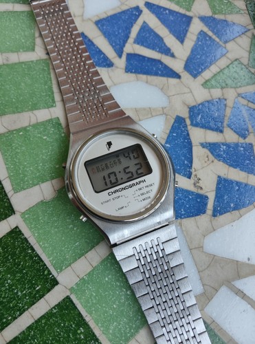 Vintage lcd digitaluhr - vintage,