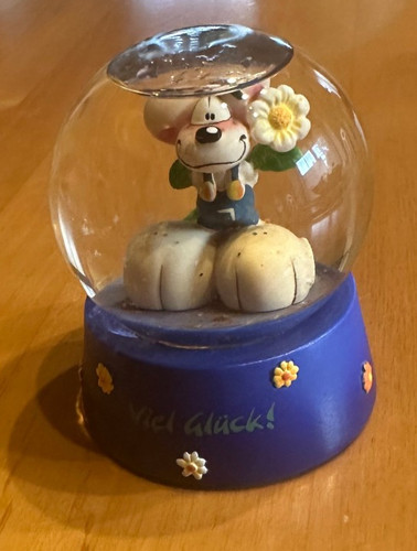 Diddl schneekugel viel - schneekugel,