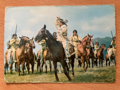 Postkarte pierre brice - pierre,