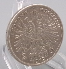 ÖSTERREICH 2 CORONA 1912 - 2