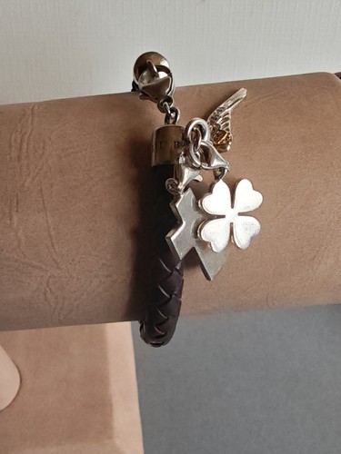 Geflochtene lederarmband - geflochtene,