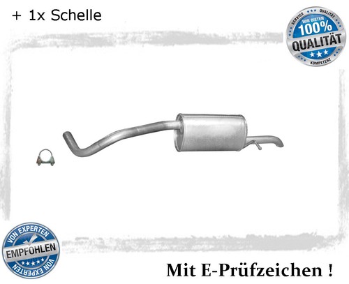 Endschalldämpfer polo 9n - vw,