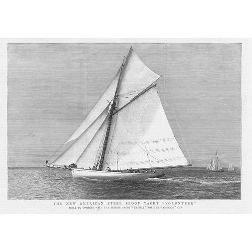 American steel sloop yacht - steel,