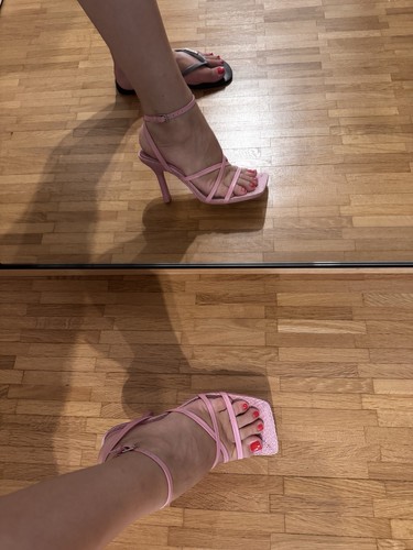 Pinke sommerliche zara heels - pinke,