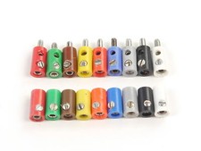H0 Stecker Bananenstecker Zwergstecker Muffen 2,6mm | div. Farben | Modellbau