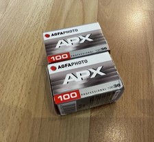 2 Stk Analogfilm Agfa APX100 Kleinbild
